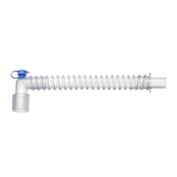 Length: 15 см. Patient connector: angled double swivel with capnography port 22M/15F. Machine-side connector: 22F